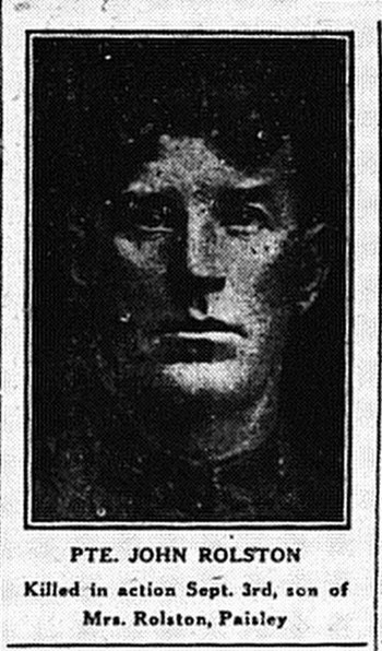 Paisley Advocate, Oct. 2, 1918, p. 1